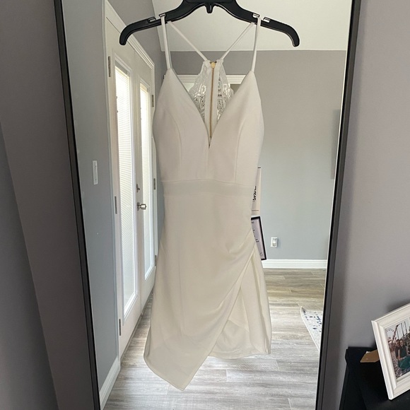 NWT Emerald Sundae sexy open back sleeveless white dress.  Size medium with tags - Picture 2 of 7